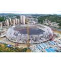 Estadio de fútbol de construcción prefabricada con dosel de techo de armadura de acero